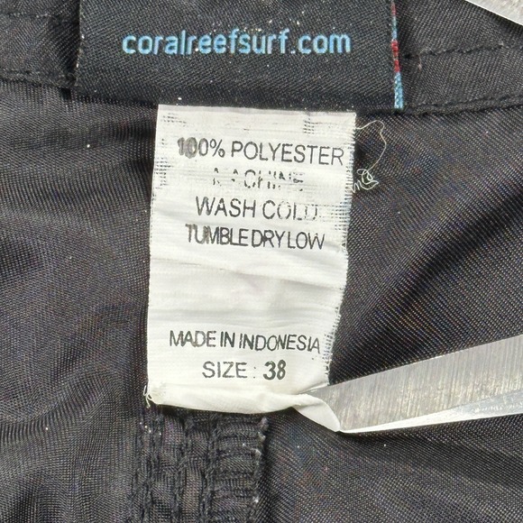 Coral And Reef Board Shorts Men's 38 Hawaii Swim Trunks Beach Surf Vacation - Picture 4 of 11